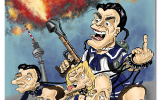 Comic – Rammsau; Mein Arsch Brennt